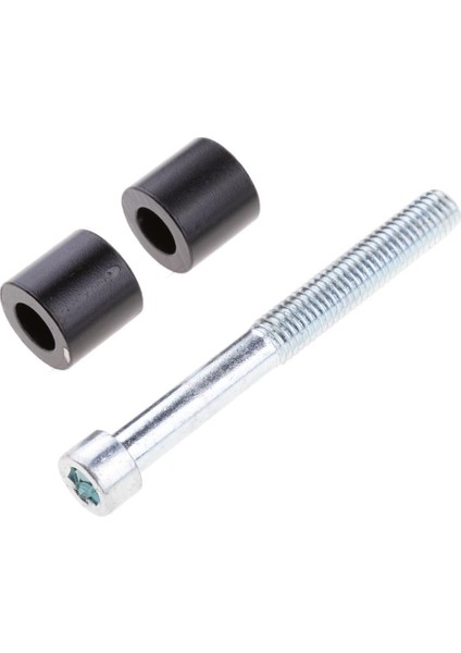 2 Adet Universal Motosiklet Cnc Çerçevesi Düşen Çarpışma Koruyucusu - Siyah (Yurt Dışından)