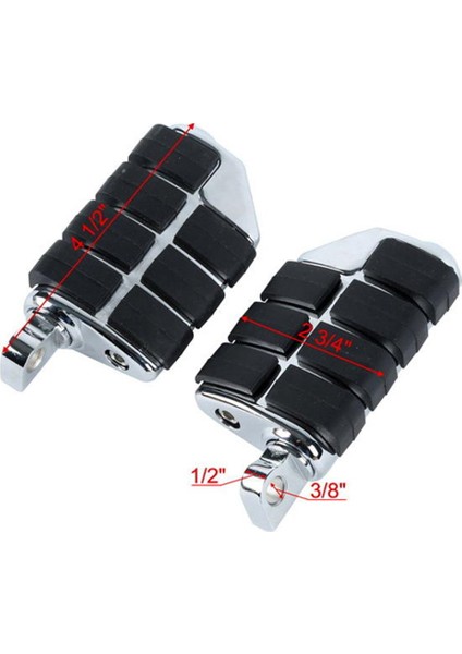 Çift Motosiklet Ayağı Pegs Goldwing Için Ayak Dönemi GL1800 1500 1100 1200 (Yurt Dışından) indirimleri