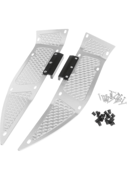 Yamaha NVX155 AEROX155 Eloksallı Gümüş Için Evrensel Cnc Genişletilmiş Footpegs (Yurt Dışından)