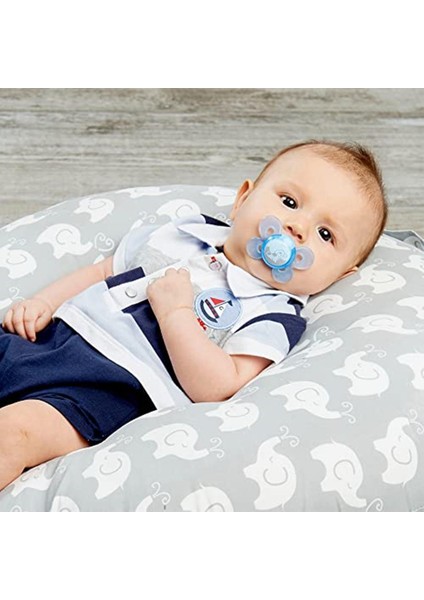 Physio Comfort Silikon Emzik (Mavi, 6-12 Ay, 2'li) fırsatları