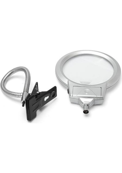 Aydınlatmalı Büyüteç Büyüteç Masaüstü Cam Okuma Büyüteç Metal Hortum LED Işıklı Lamba Üst Masa Büyüteç Kelepçeli | Büyüteçler (Yurt Dışından) modelleri