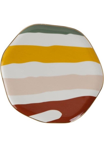 Abstract Düz Tabak 27 cm