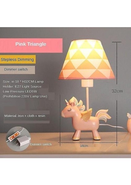 Lambalar Unicorn Masa Lambası Başucu Dekorasyon Gece Lambası (Yurt Dışından) indirimleri