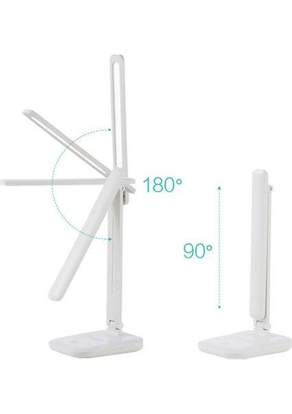 LED Masa Lambası Göz Koruma Öğrenme Başucu Lambası (Beyaz) (Yurt Dışından) fiyatları
