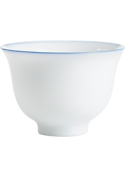 Ceramik Çay Kupası Beyaz Porcelain Çay Kupası Çin Kung Fu Kupası.çay Kupası (Beyaz) (Yurt Dışından)