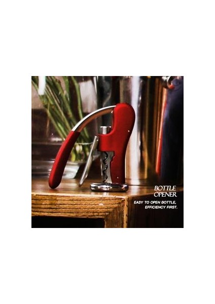 Profesyonel Zinc Alloy Power Wine Açıcı Kıçı Bonus Foil Cutter Premium Tavşan Lever Corkscrew For Wine. (Yurt Dışından)