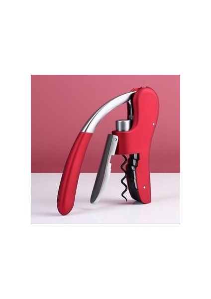 Profesyonel Zinc Alloy Power Wine Açıcı Kıçı Bonus Foil Cutter Premium Tavşan Lever Corkscrew For Wine. (Yurt Dışından)