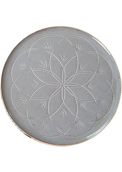 Christina Koyu Gri Supla Tabak/Tepsi 32 cm