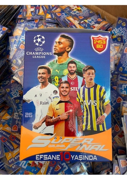 All Star 10. Yıl 2023 Süper Final Orjinal 400LÜ Futbol Oyuncu Kartları - 2LIKARTX200PAKET=4