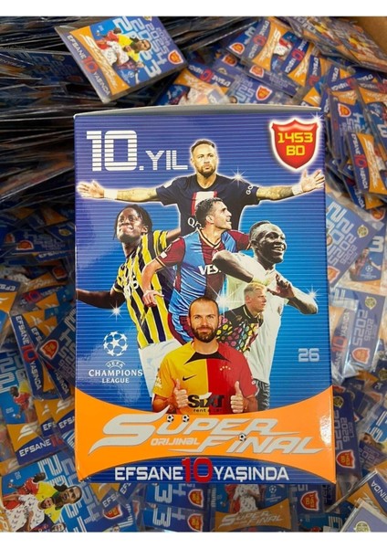 All Star 10. Yıl 2023 Süper Final Orjinal 400LÜ Futbol Oyuncu Kartları - 2LIKARTX200PAKET=4 fiyatları