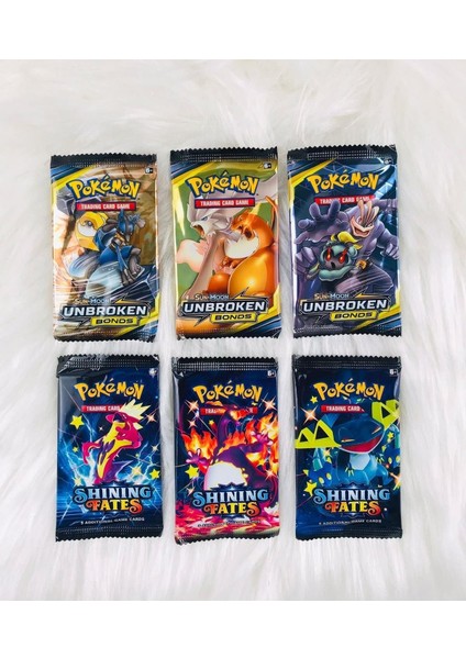 Pokemon Oyun Kartı Karma 6 Paket
