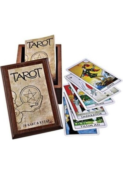 Delta Kültür Yayınları Tarot 78 Kart ve Kitap Ahşap Kutulu