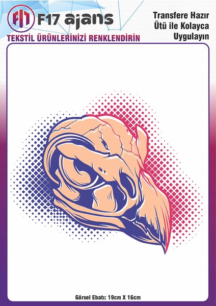 Ütü ile Yapışan Tekstil Baskı Görseli