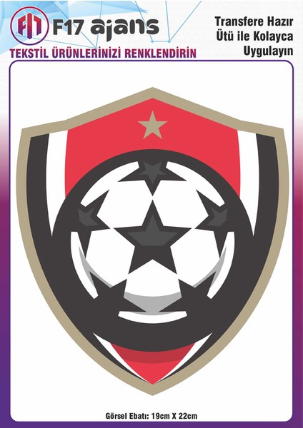 Ütü ile Yapışan Tekstil Baskı Görseli