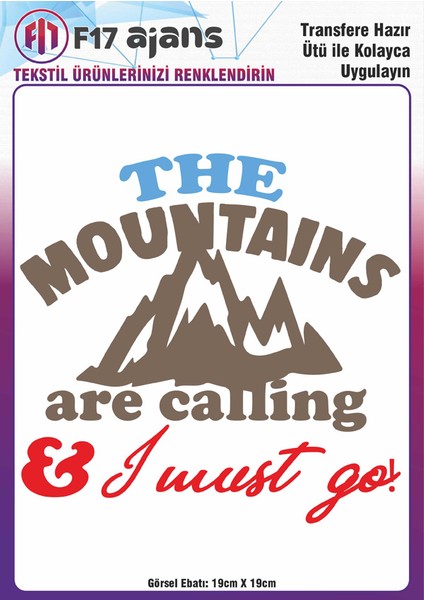 Ütü ile Yapışan Tekstil Baskı Görseli