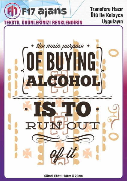 Ütü ile Yapışan Tekstil Baskı Görseli The Main Purpose