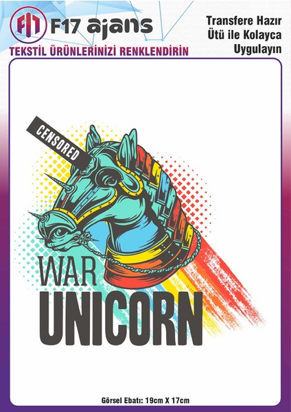 Ütü ile Yapışan Tekstil Baskı Görseli