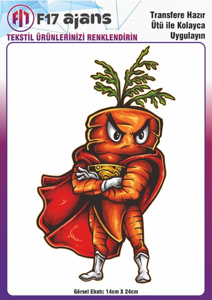 Ütü ile Yapışan Tekstil Baskı Görseli