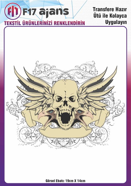 Ütü ile Yapışan Tekstil Baskı Görseli