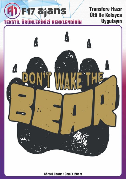 Ütü ile Yapışan Tekstil Baskı Görseli