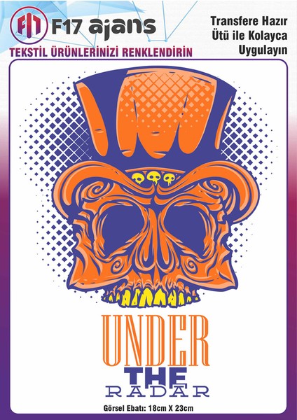 Ütü ile Yapışan Tekstil Baskı Görseli