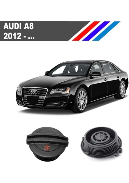-Audi A8 Radyatör Yedek Su Depo Kapağı Yan Sanayi 2012 Sonrası