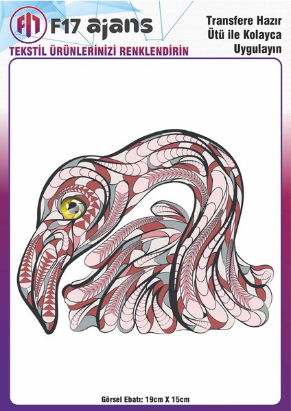 Ütü ile Yapışan Tekstil Baskı Görseli