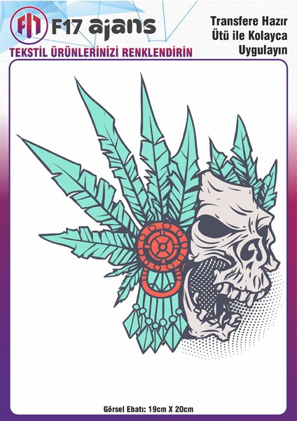 Ütü ile Yapışan Tekstil Baskı Görseli