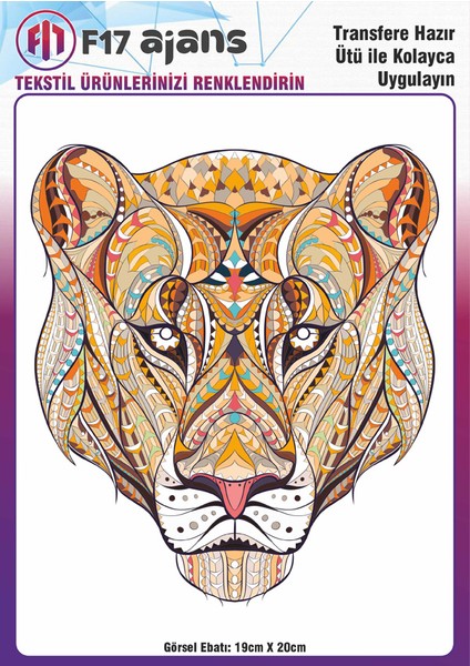 Ütü ile Yapışan Tekstil Baskı Görseli