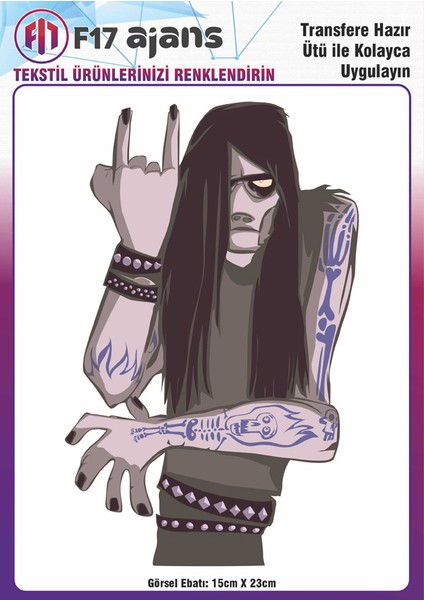 Ütü ile Yapışan Tekstil Baskı Görseli 136