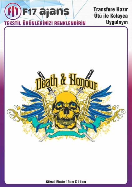 Ütü ile Yapışan Tekstil Baskı Görseli