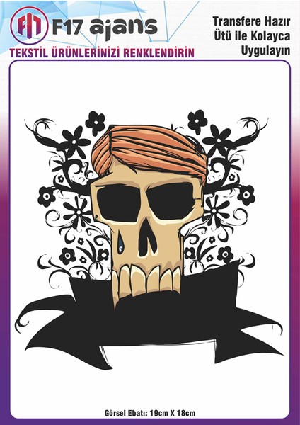 Ütü ile Yapışan Tekstil Baskı Görseli College