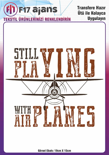 Ütü ile Yapışan Tekstil Baskı Görseli