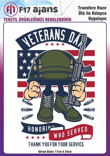 Ütü ile Yapışan Tekstil Baskı Görseli