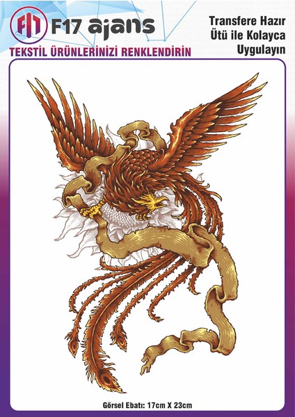 Ütü ile Yapışan Tekstil Baskı Görseli