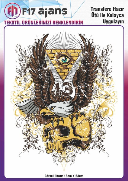 Ütü ile Yapışan Tekstil Baskı Görseli