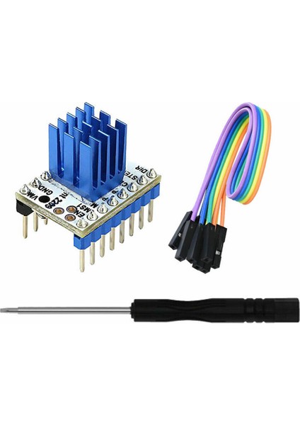 Mks Trinamic TMC2209 V2.0 Step Motor Sürücü Soğutuculu Makerbase 1/256 Step 1.7A Cnc 3D Yazıcı