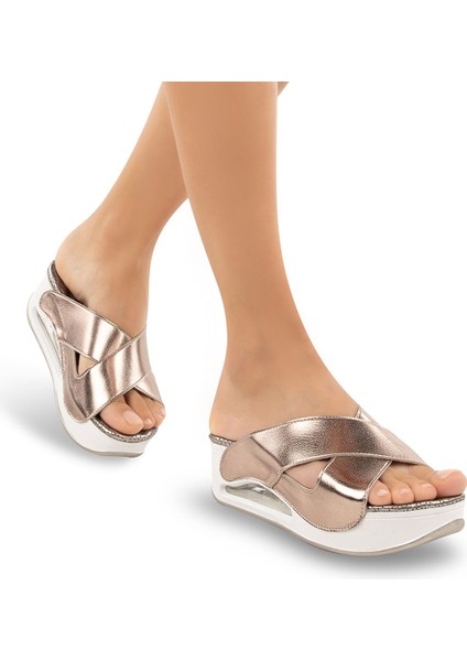 31210 Penelope Anatomik Air Max Taban Kadın Terlik Platin fiyatları
