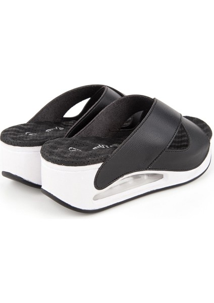 31210 Penelope Anatomik Air Max Taban Kadın Terlik Siyah