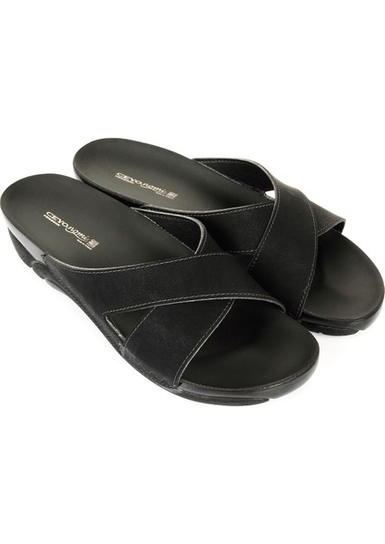 Venedik-9 Anatomik Kadın Günlük Terlik Siyah indirimleri