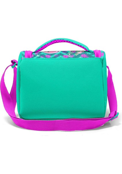 Kids Su Yeşili Pembe Flamingo Desenli Thermo Beslenme Çantası 11835 modelleri