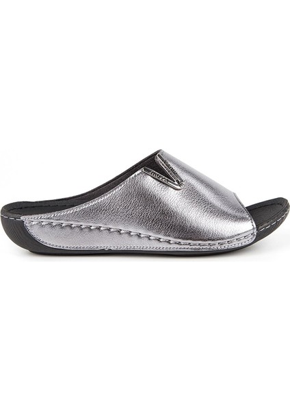 31125 Nest Kadın Günlük Terlik Kurşun