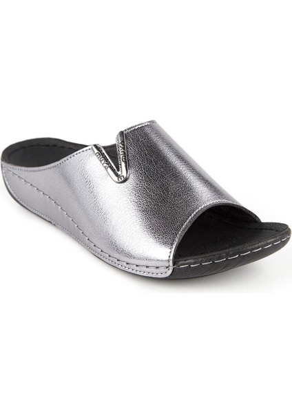 31125 Nest Kadın Günlük Terlik Kurşun modelleri