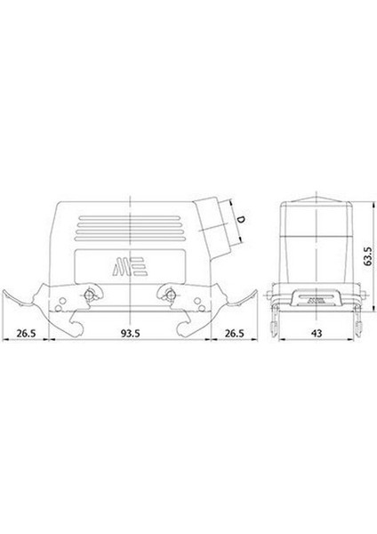 403035S 16 x 16A. Çoklu Uzatma Prizi Metal Mandallı Contalı fiyatları