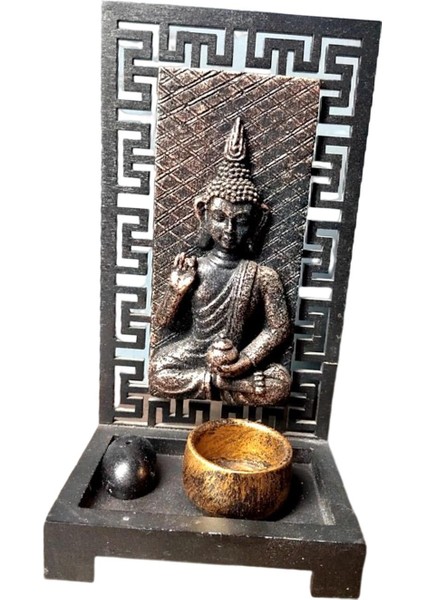 Tealight Mum Tutucu Masa Buda Çay Işık Tutucular Yatak Odası Festivalleri Stil B (Yurt Dışından)