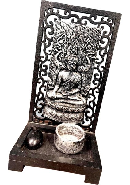 Tealight Mum Tutucu Buda Heykel Çay Işık Tutucular Masa Toplama Stili C (Yurt Dışından)