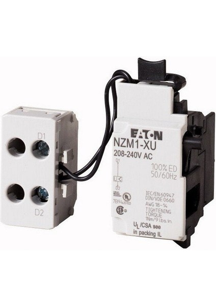 259442 Kompakt Şalter Aksesuarı: Düşük Gerilim Bobini Nzm1