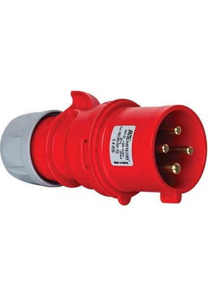 406109V 4 x 32A. IP44 Düz Fiş- Vidali Bagl.