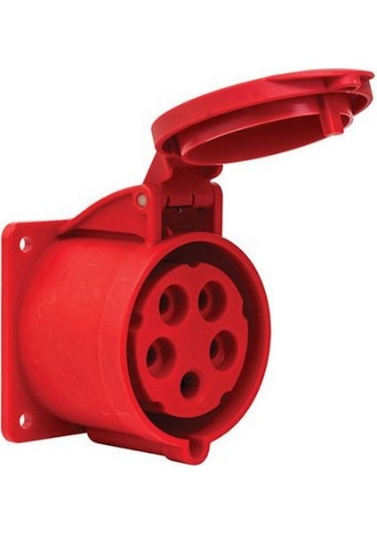406522V 5 x 32A. IP44 Makıne Prizi -Düz- Vidalı Bağ.