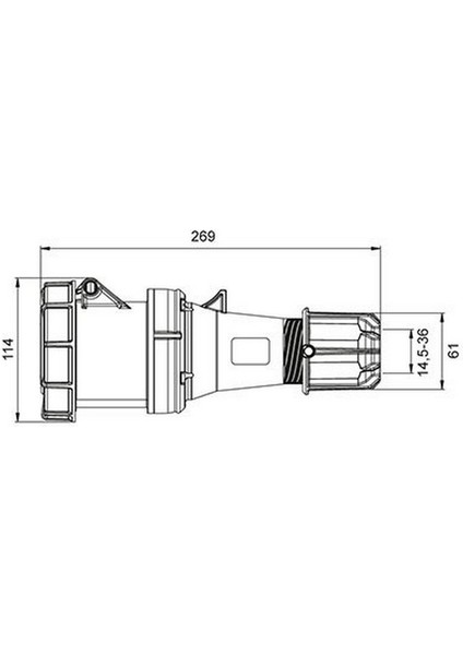 406416 4 x 63A. IP67 Uzatma Prizi fiyatları